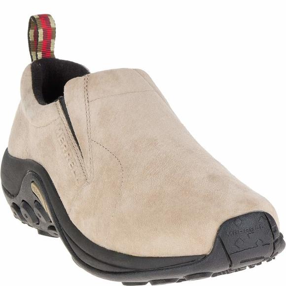 MERRELL MEN'S JUNGLE MOC SLIP-ON SHOE,TAUPE,10 W US